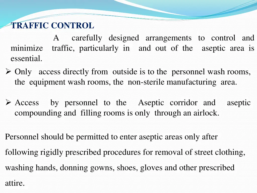 traffic control a carefully designed arrangements