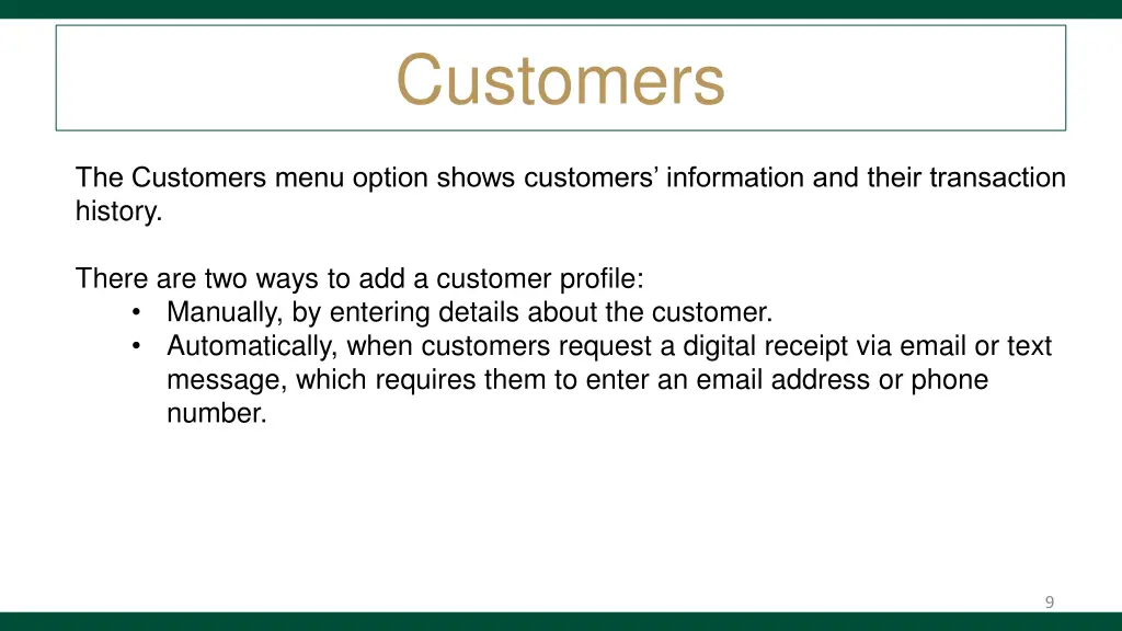 customers