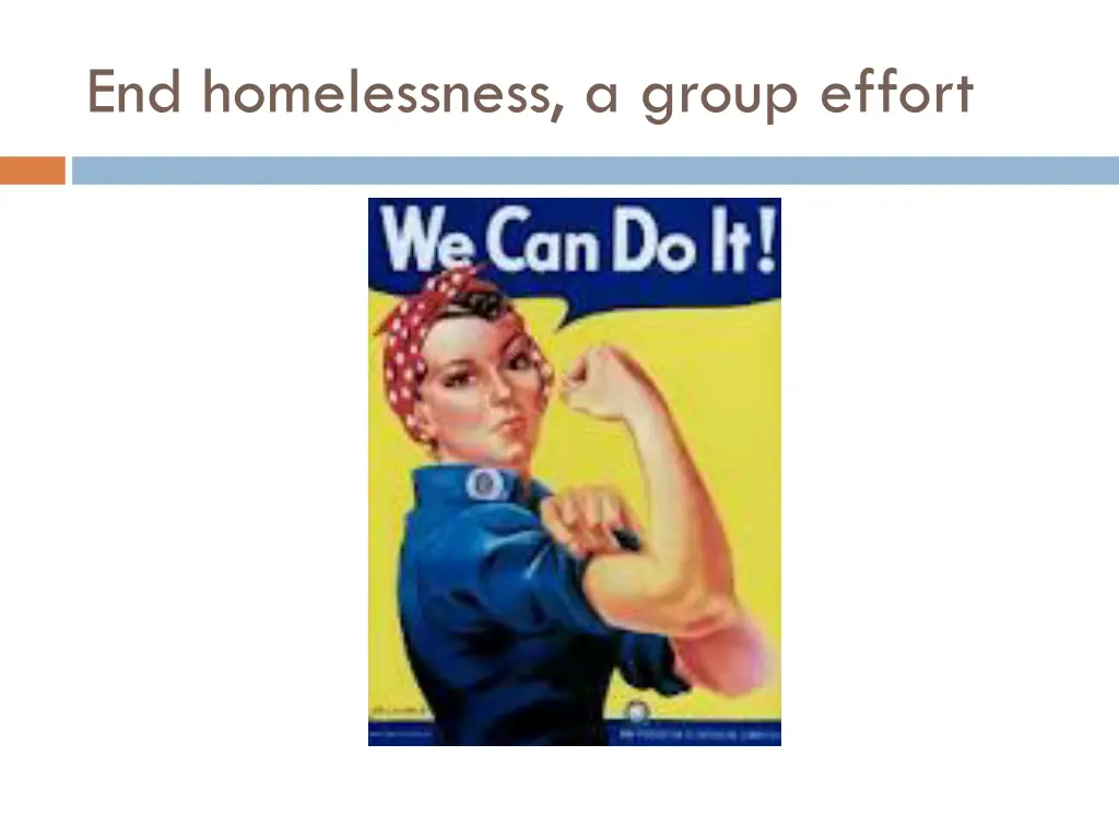 end homelessness a group effort