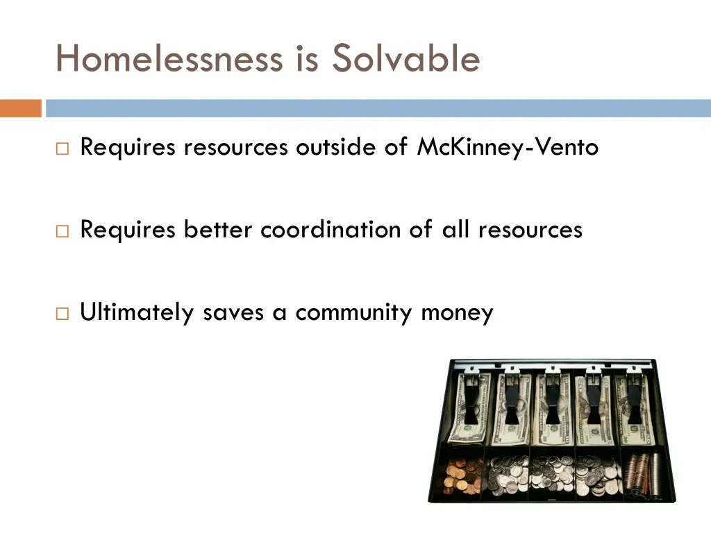 homelessness is solvable