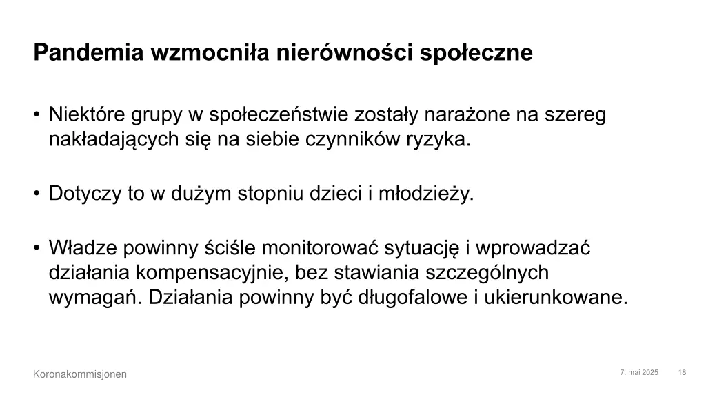 pandemi a wzmocni a nier wno ci spo eczne