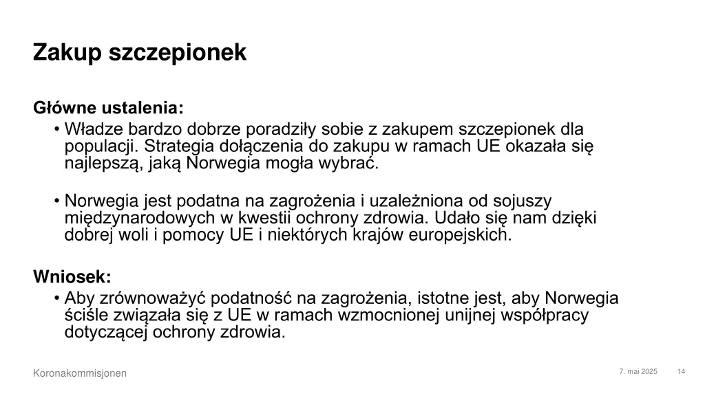 zakup szczepionek