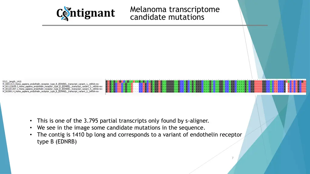 melanoma transcriptome candidate mutations