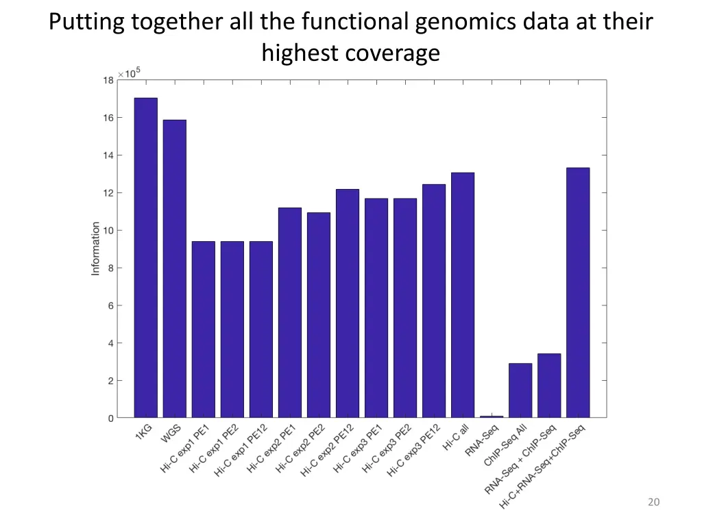 putting together all the functional genomics data