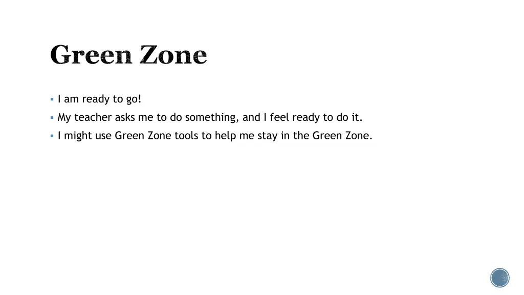 green zone 1