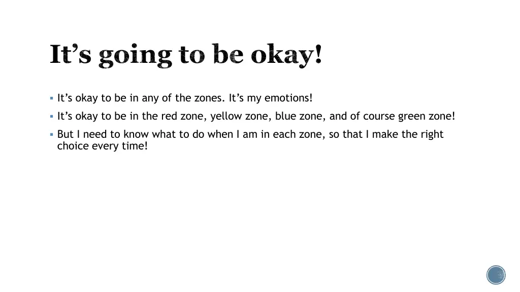 it s going to be okay