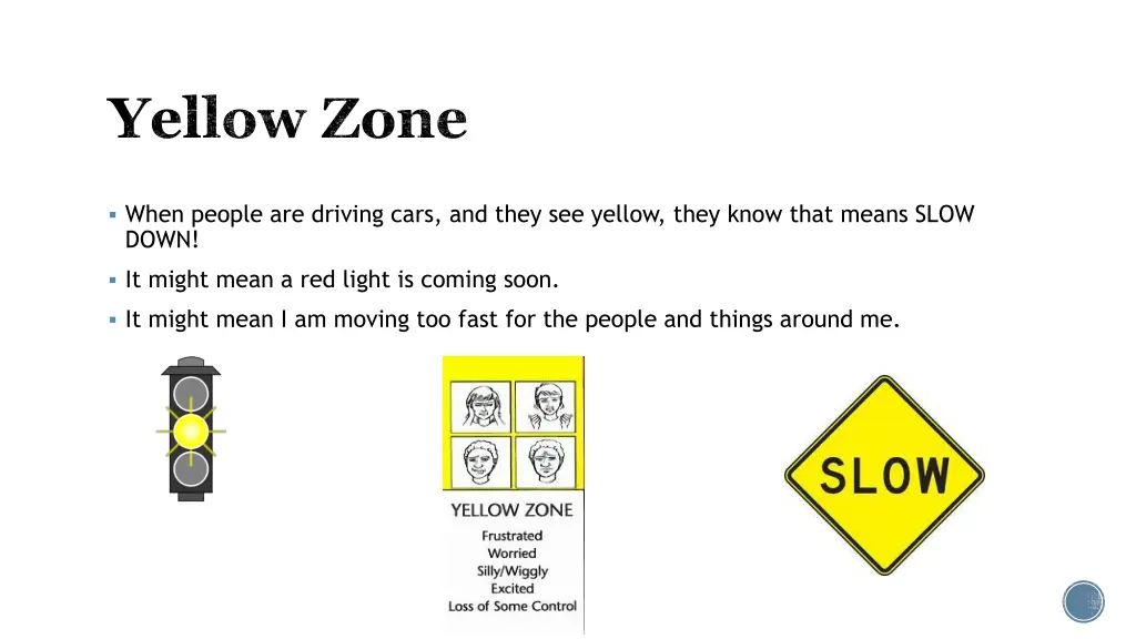 yellow zone