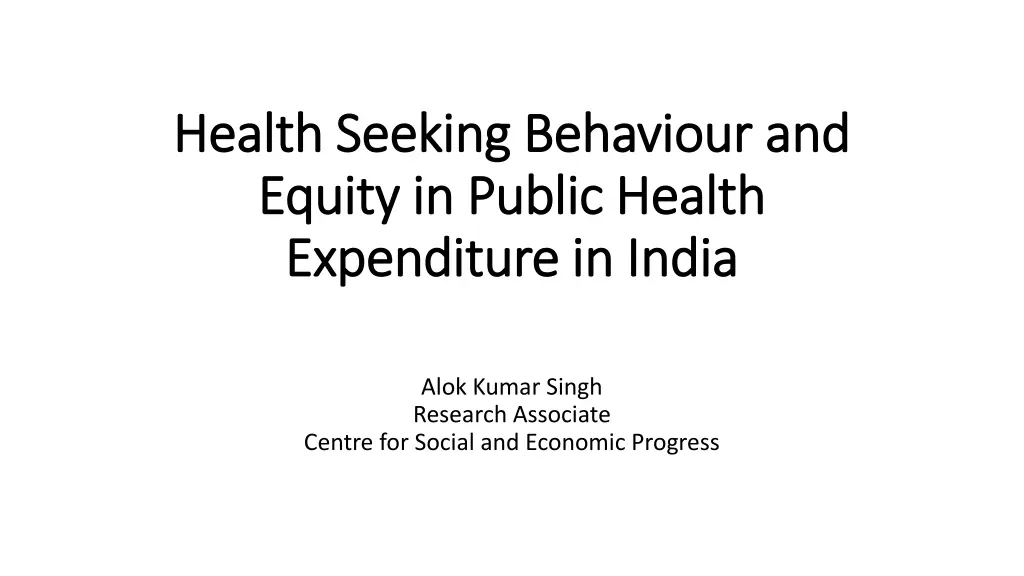 health seeking behaviour and health seeking