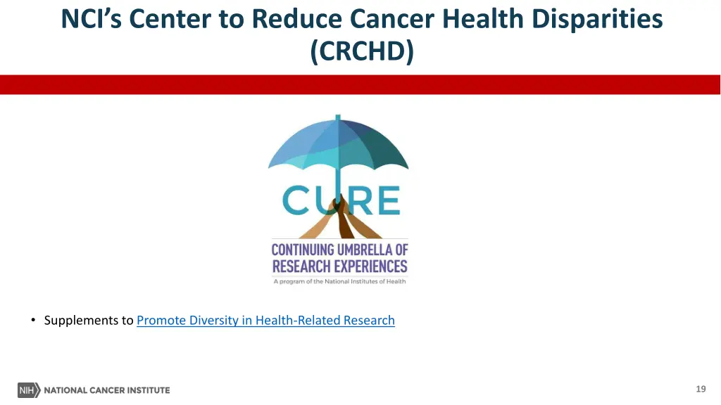 nci s center to reduce cancer health disparities
