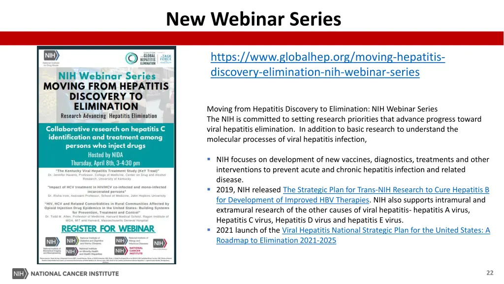 new webinar series