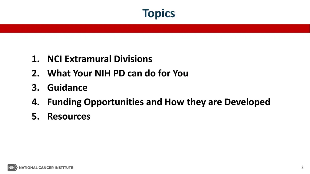 topics