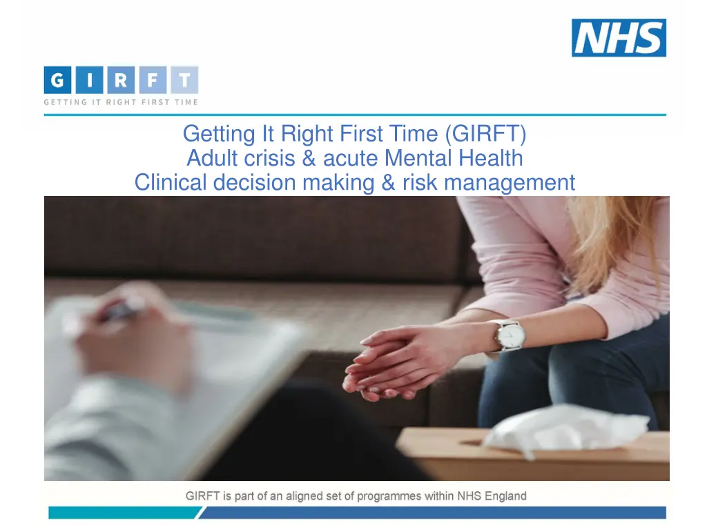 getting it right first time girft adult crisis