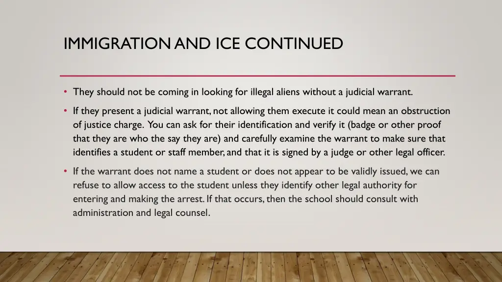 immigration and ice continued