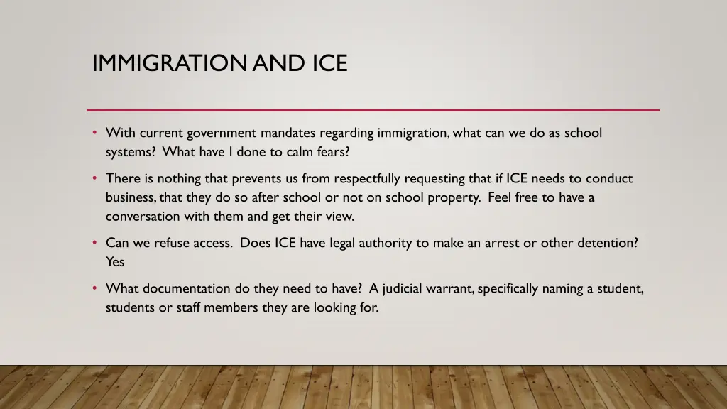immigration and ice