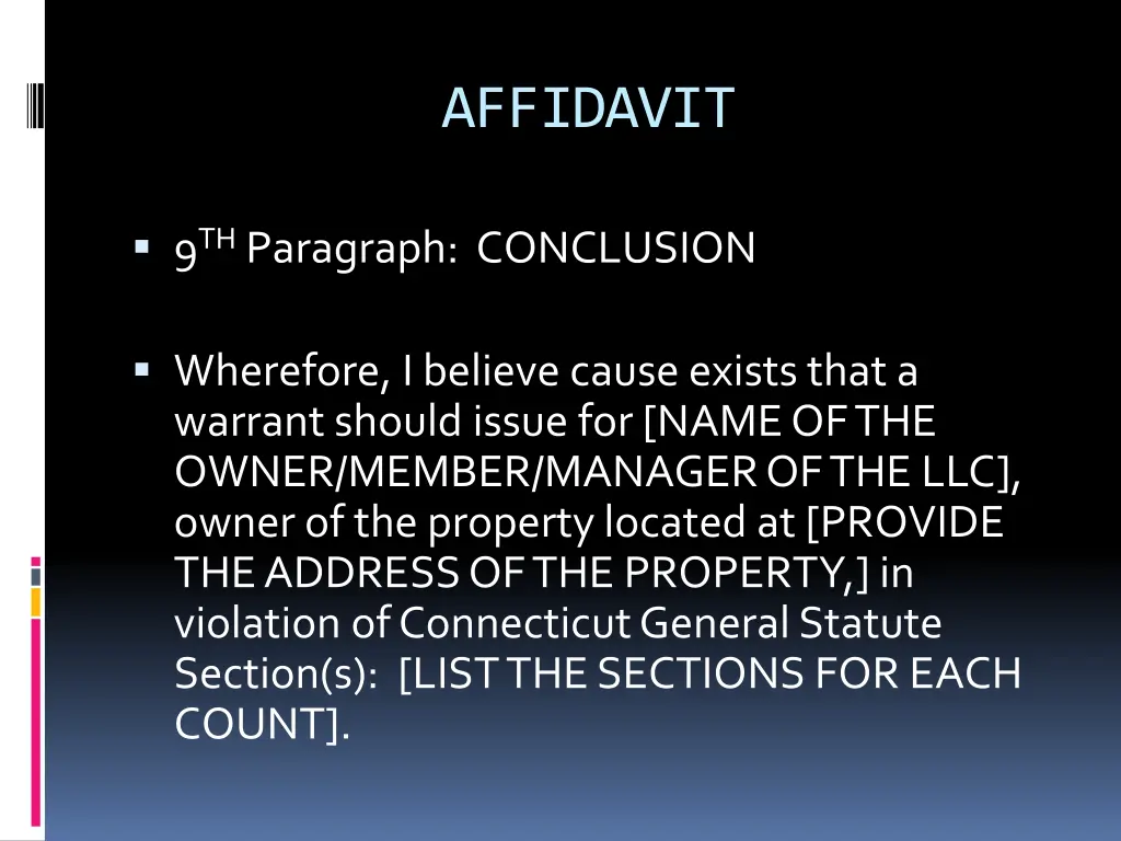 affidavit 11