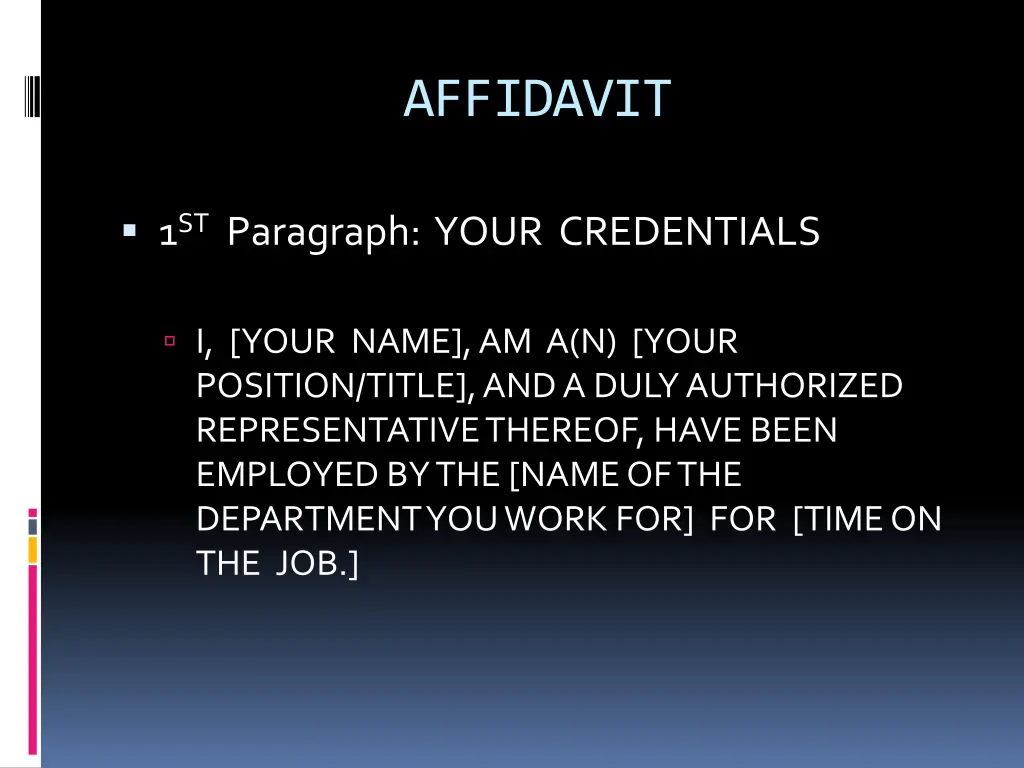 affidavit 2