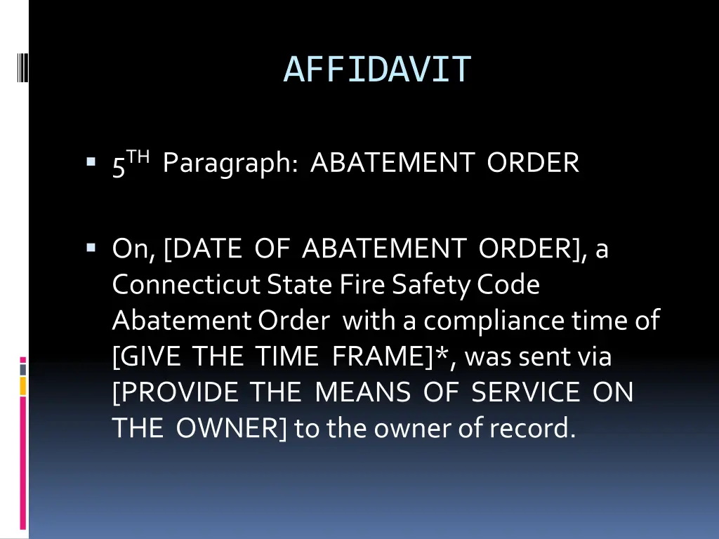 affidavit 6