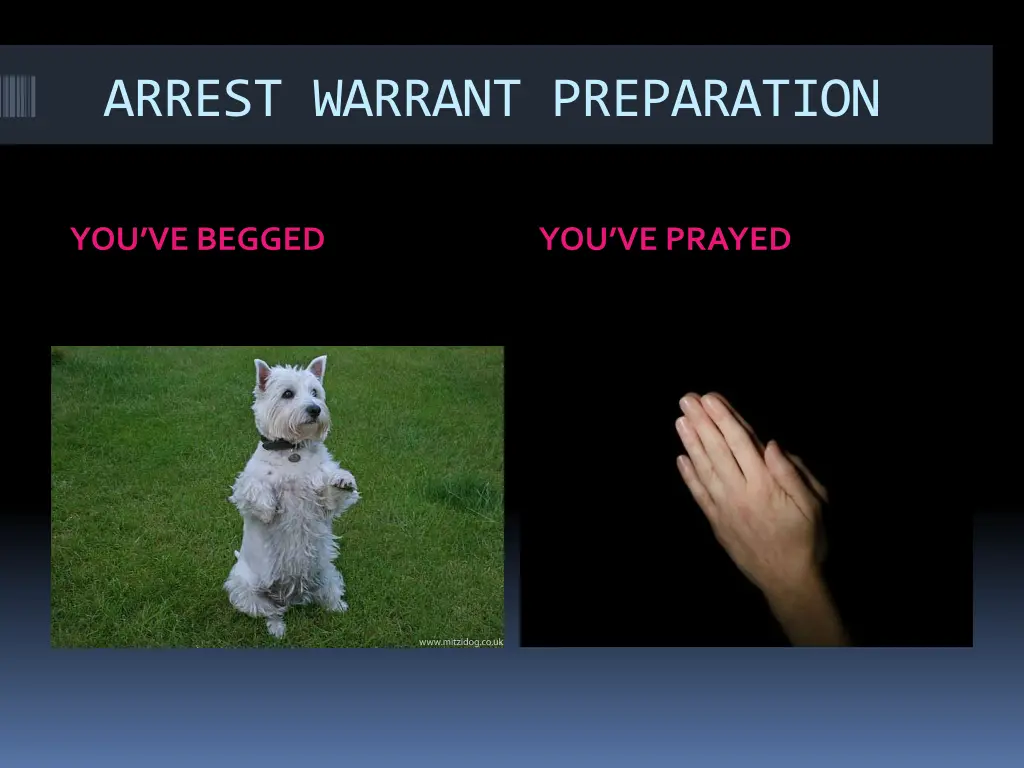 arrest warrant preparation 1