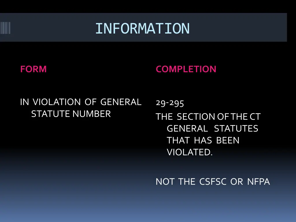 information 1