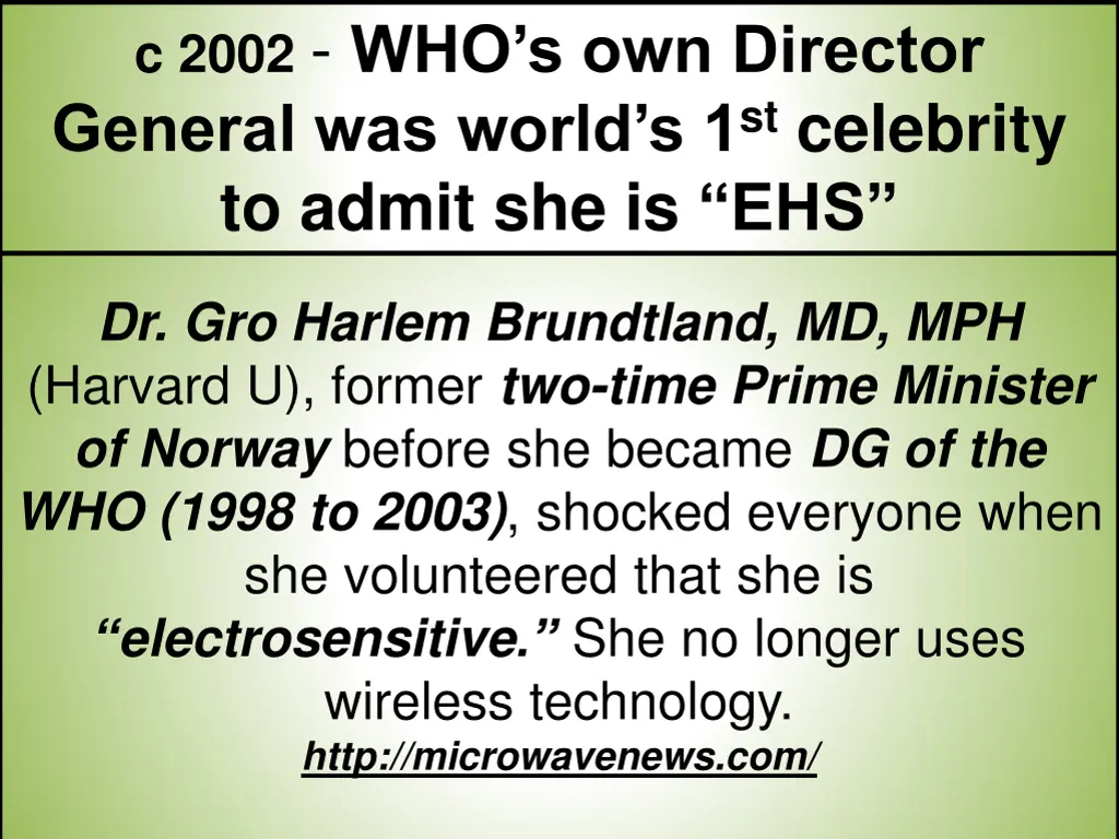 c 2002 who s own director general was world