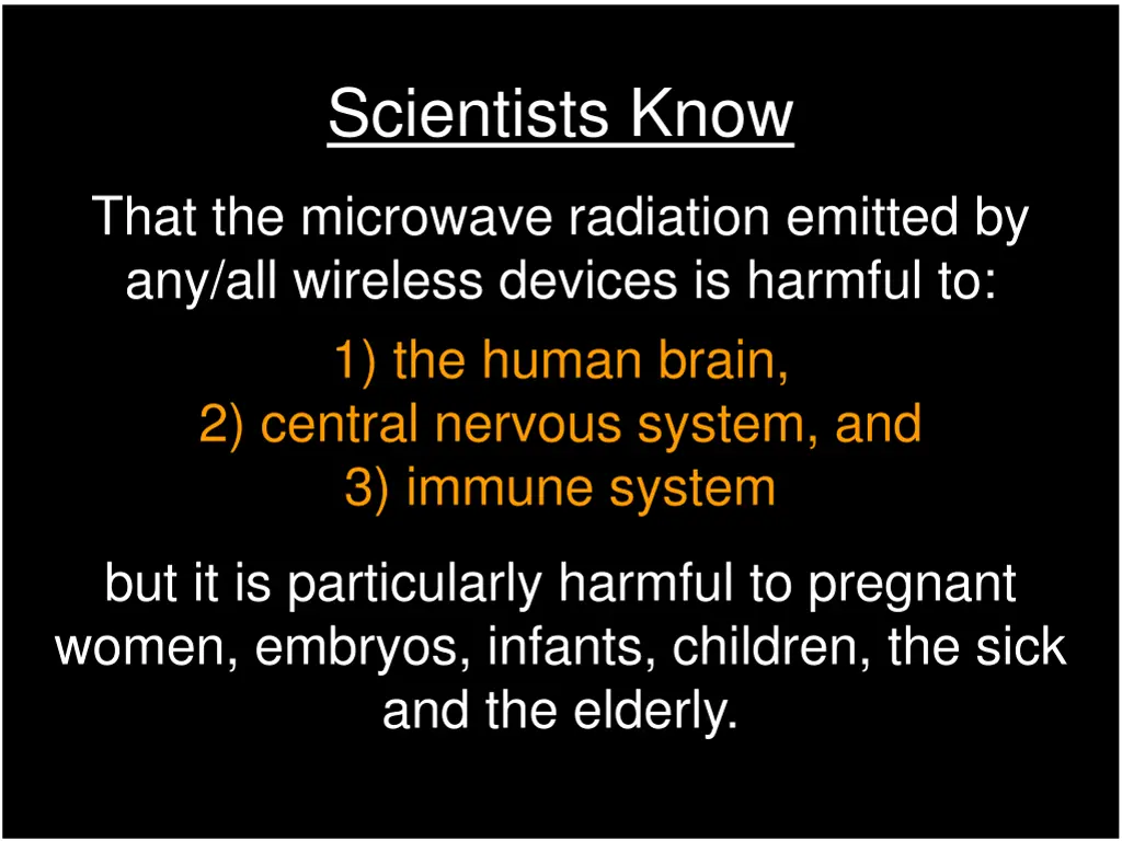 scientists know