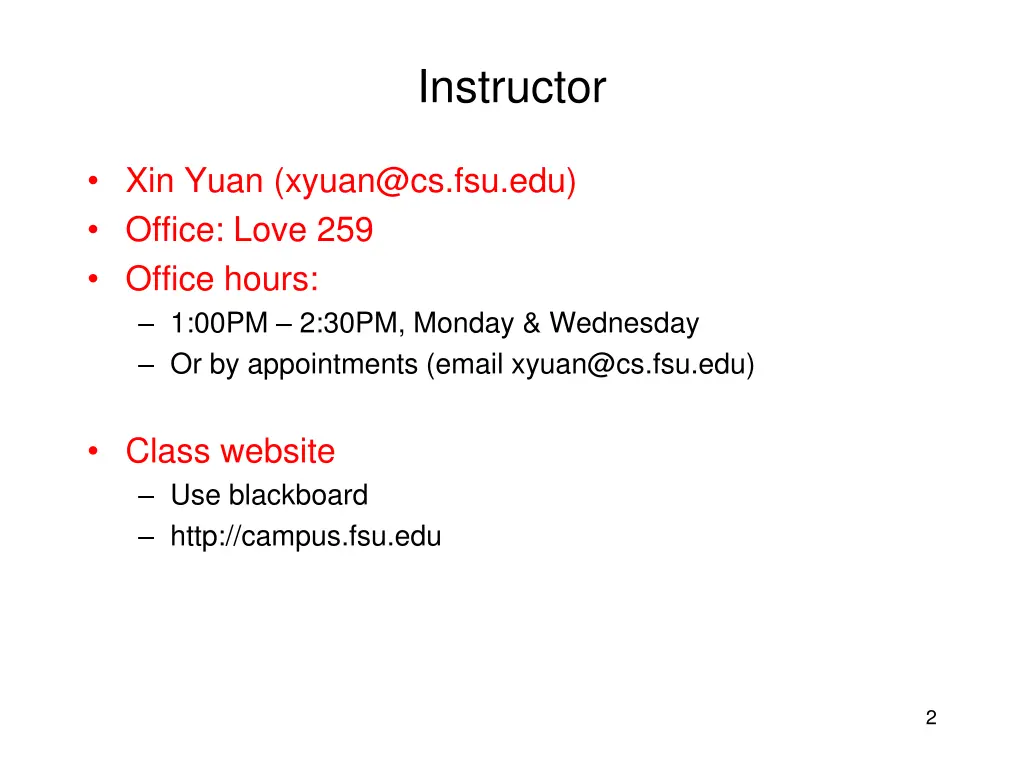 instructor