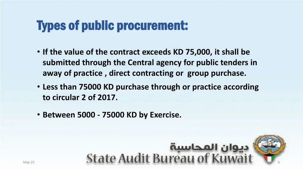 types of public procurement types of public