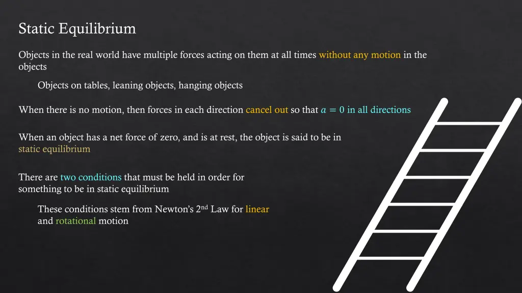 static equilibrium