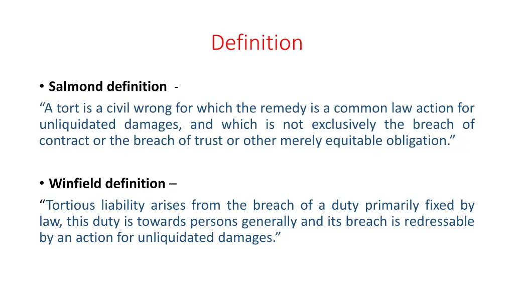 definition