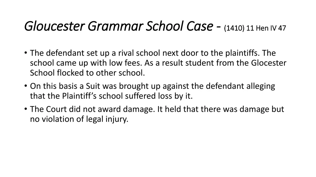 gloucester grammar school case gloucester grammar