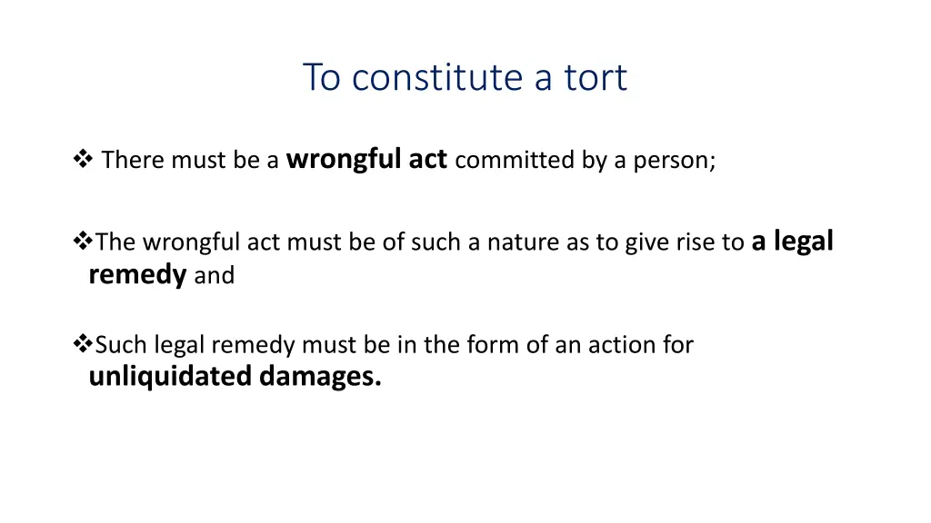 to constitute a tort
