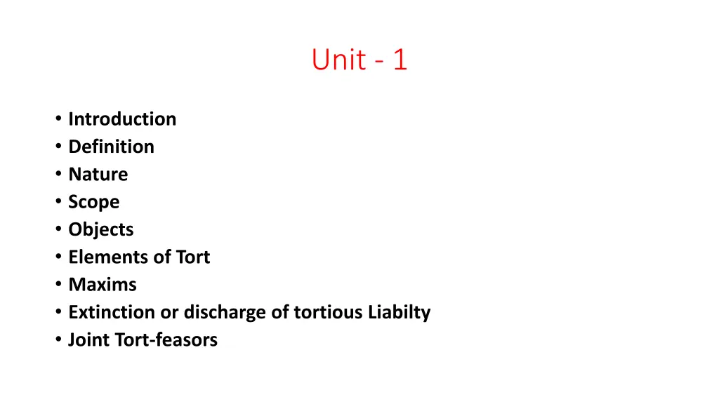unit 1