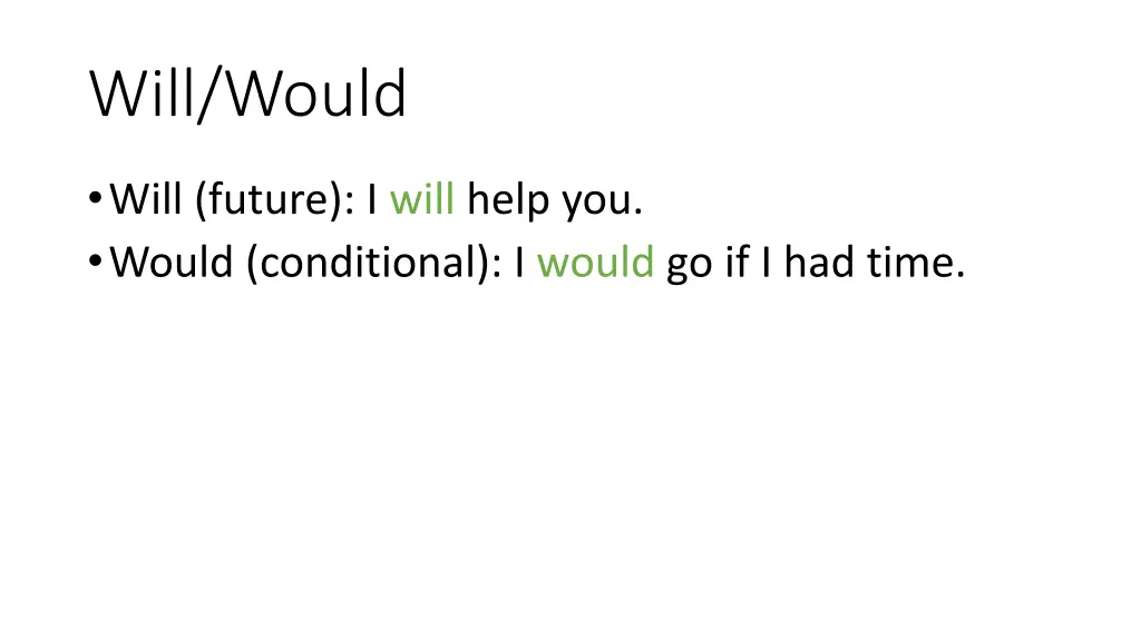 will would