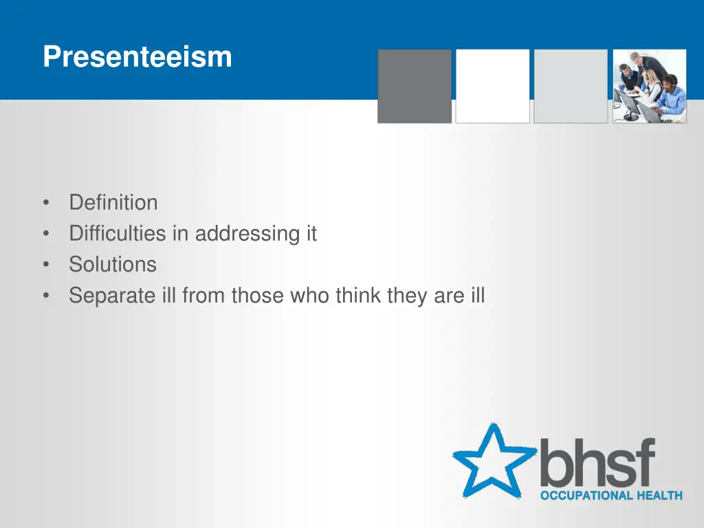 presenteeism