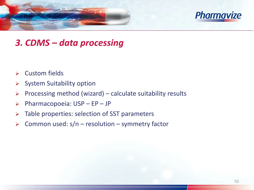 3 cdms data processing