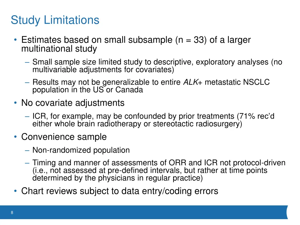 study limitations