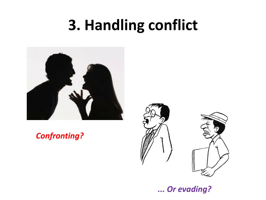 3 handling conflict