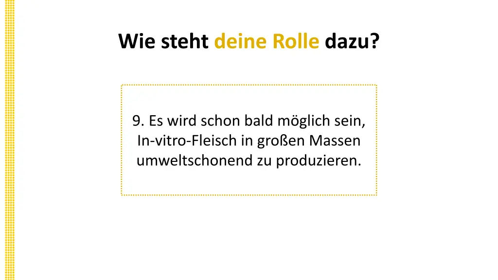 wie steht deine rolle dazu 14