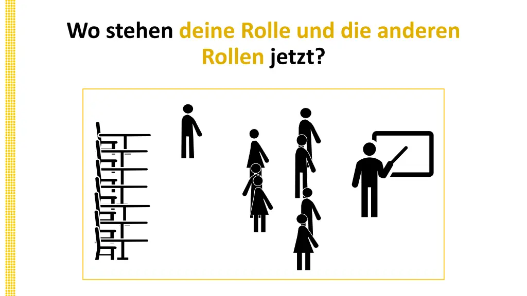 wo stehen deine rolle und die anderen rollen jetzt