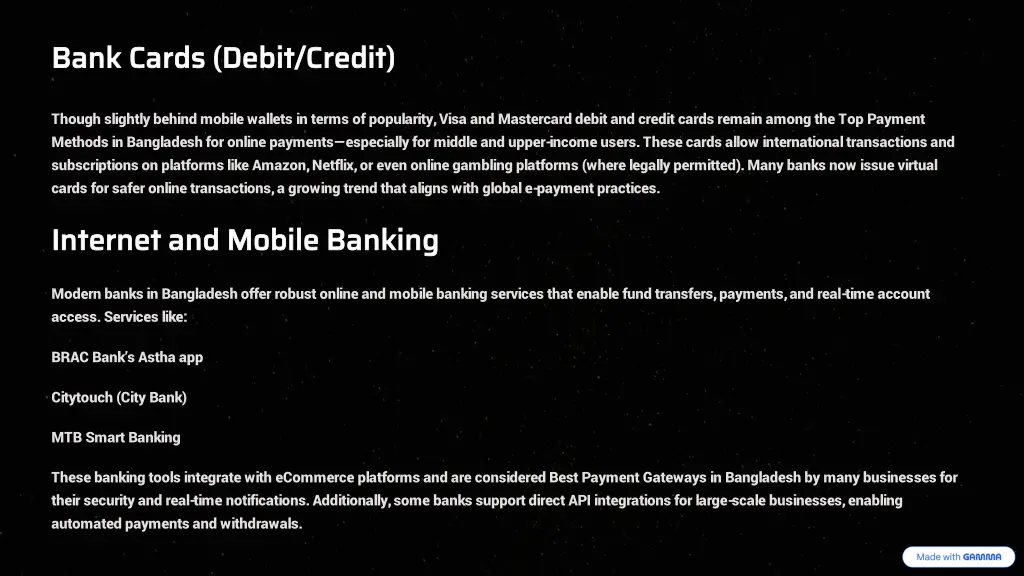 bank cards debit credit