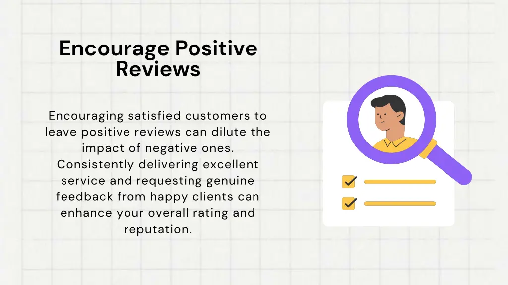encourage positive reviews