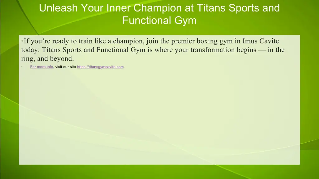 unleash your inner champion at titans sports 1