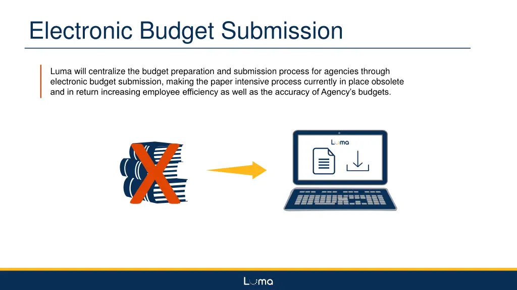 electronic budget submission