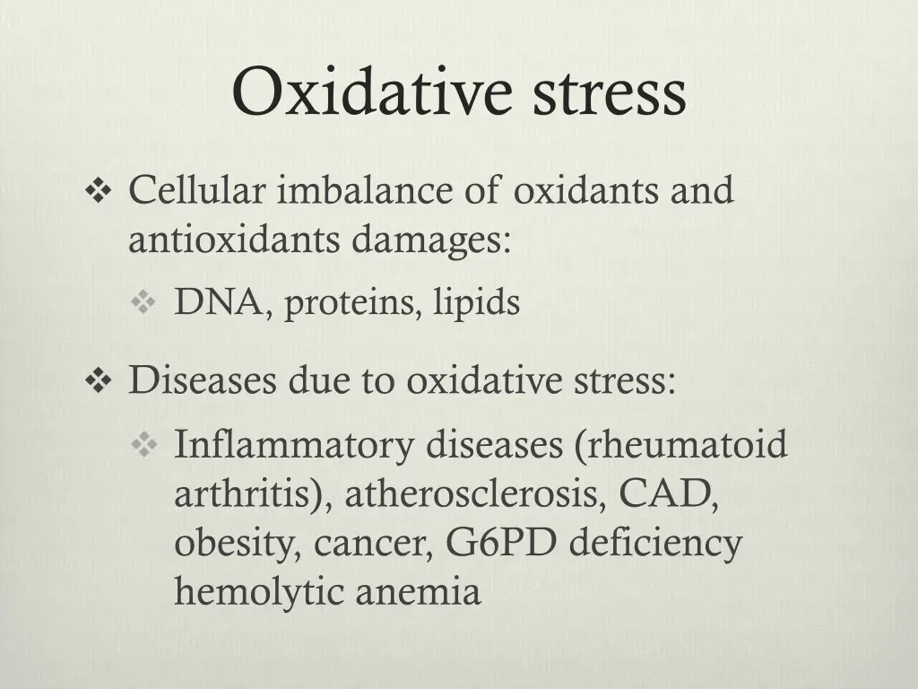 oxidative stress 1