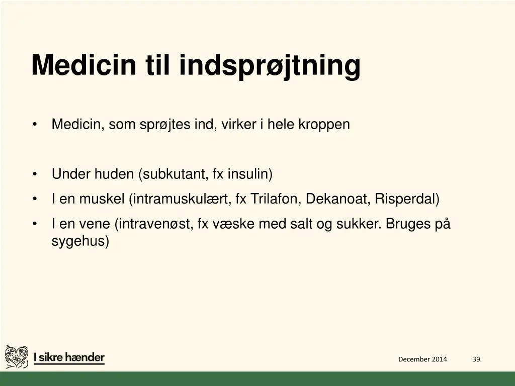 medicin til indspr jtning 1
