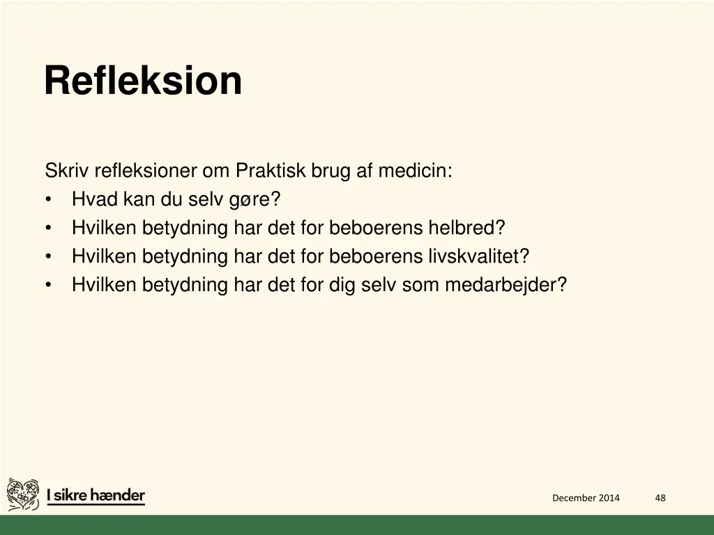 refleksion