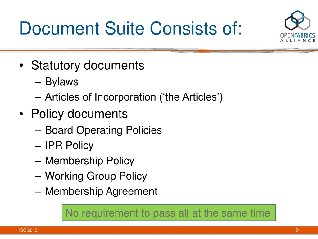 document suite consists of
