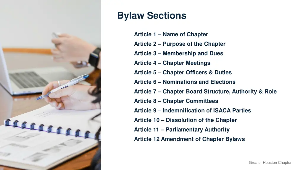 bylaw sections