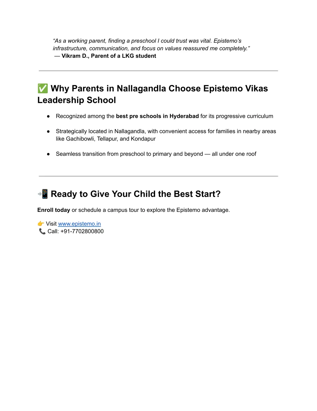 as a working parent finding a preschool i could