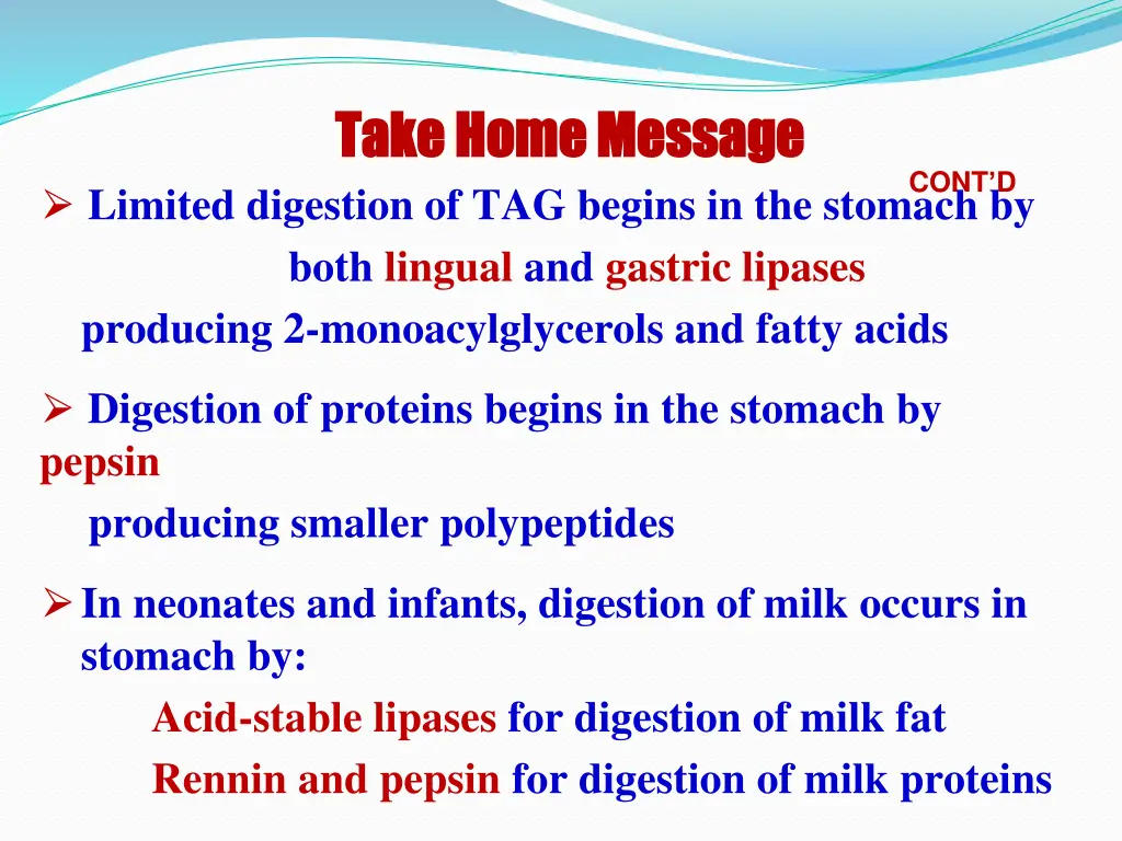 take home message take home message 1